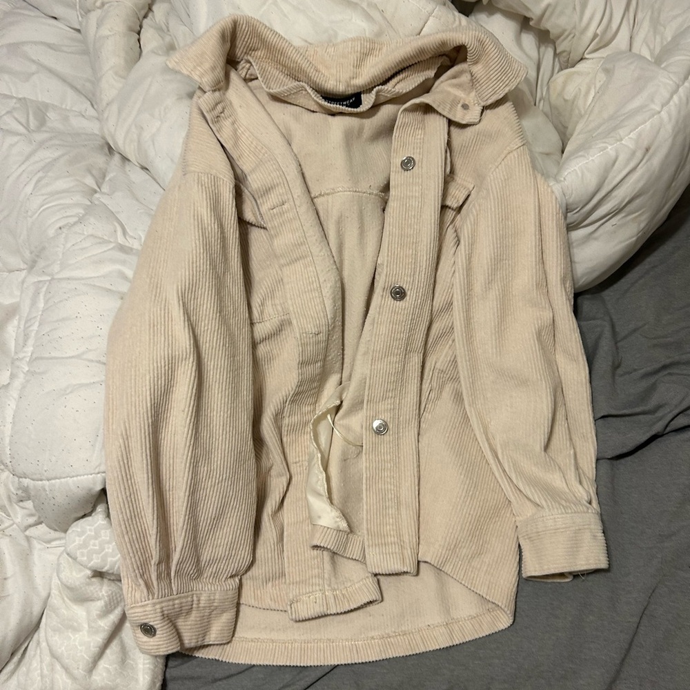 Thicker cardigan jean jacket for fall or winter!